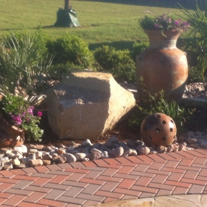 Yard Boulder/Colorado and Pavers